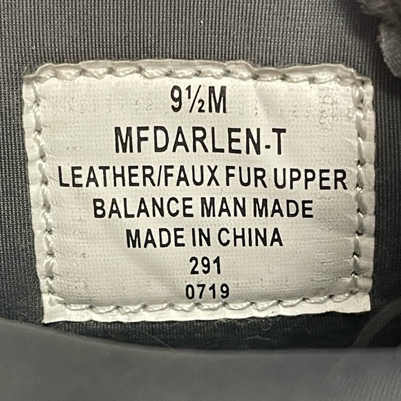 Marc Fisher Gray Ankle Boots with Cream Sole - Picture 7 of 8